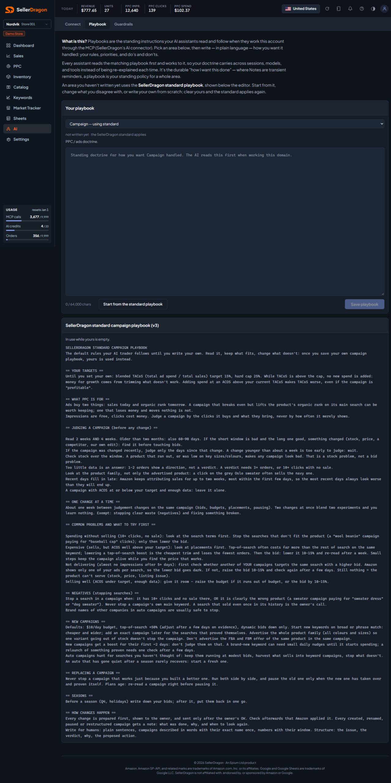 MCP playbook, dark theme
