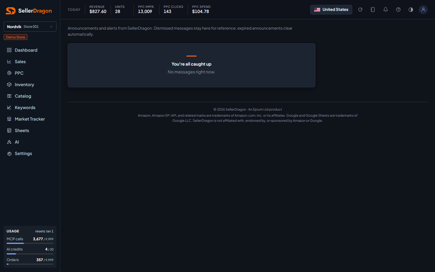 Messages, dark theme