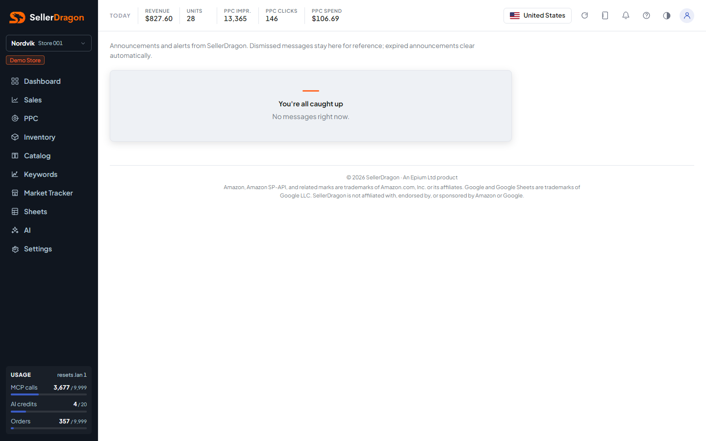 Messages, light theme