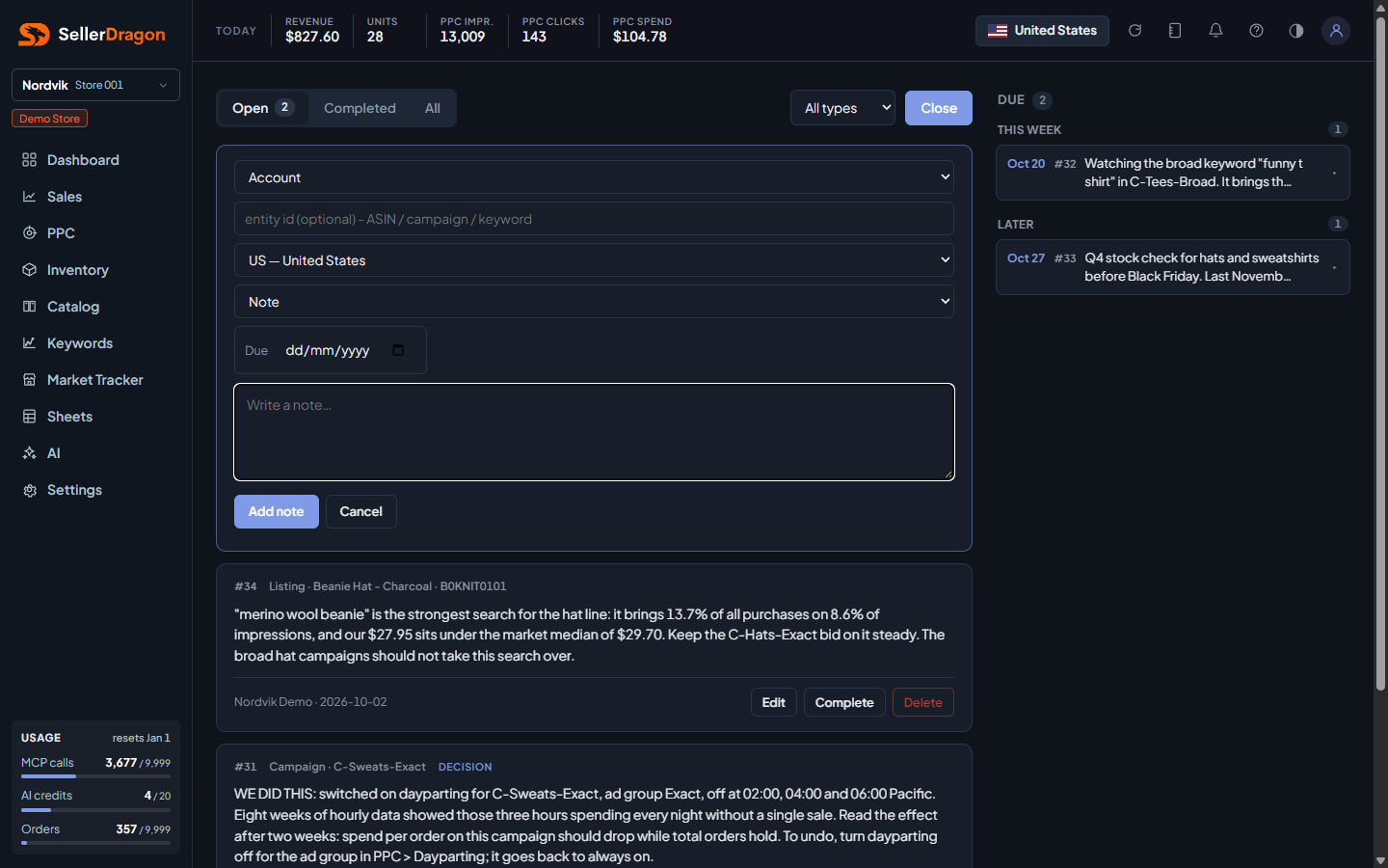 Note editor